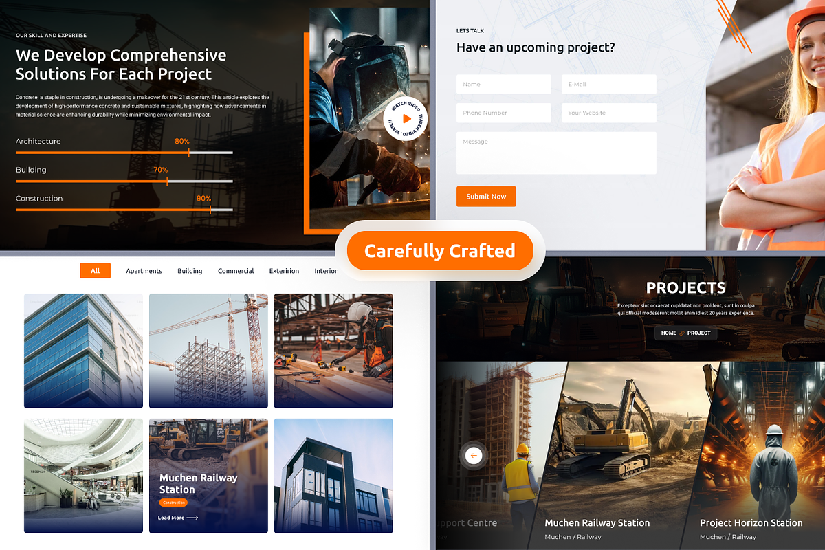 Builder - Construction HTML Template, a HTML Template by TNCFlow (Photo 3 of 5)