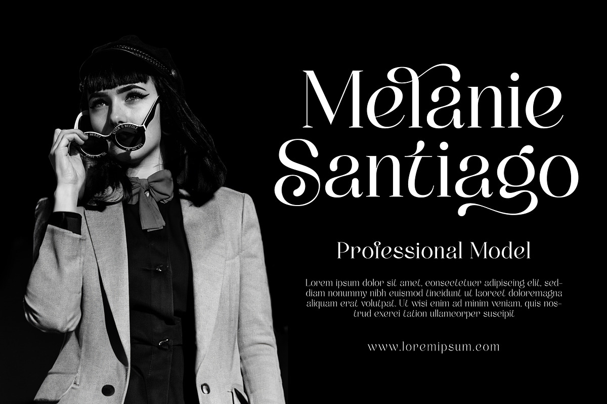 Thenie Dawson - Stylish Serif Font, a Serif Font by Grezline Studio (Photo 8 of 12)