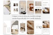 100 Candle Social Media Stories, a Social Media Template by PatternLab. (Thumbnail 4 of 9)
