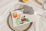 Fruity Summer Cocktails Watercolor, a Food Illustration by Catch the Dream Art (Thumbnail 9 of 9)