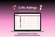 Asian Drama Tracker - Google Sheets, an App Template by Ardent Workshop (Thumbnail 5 of 8)