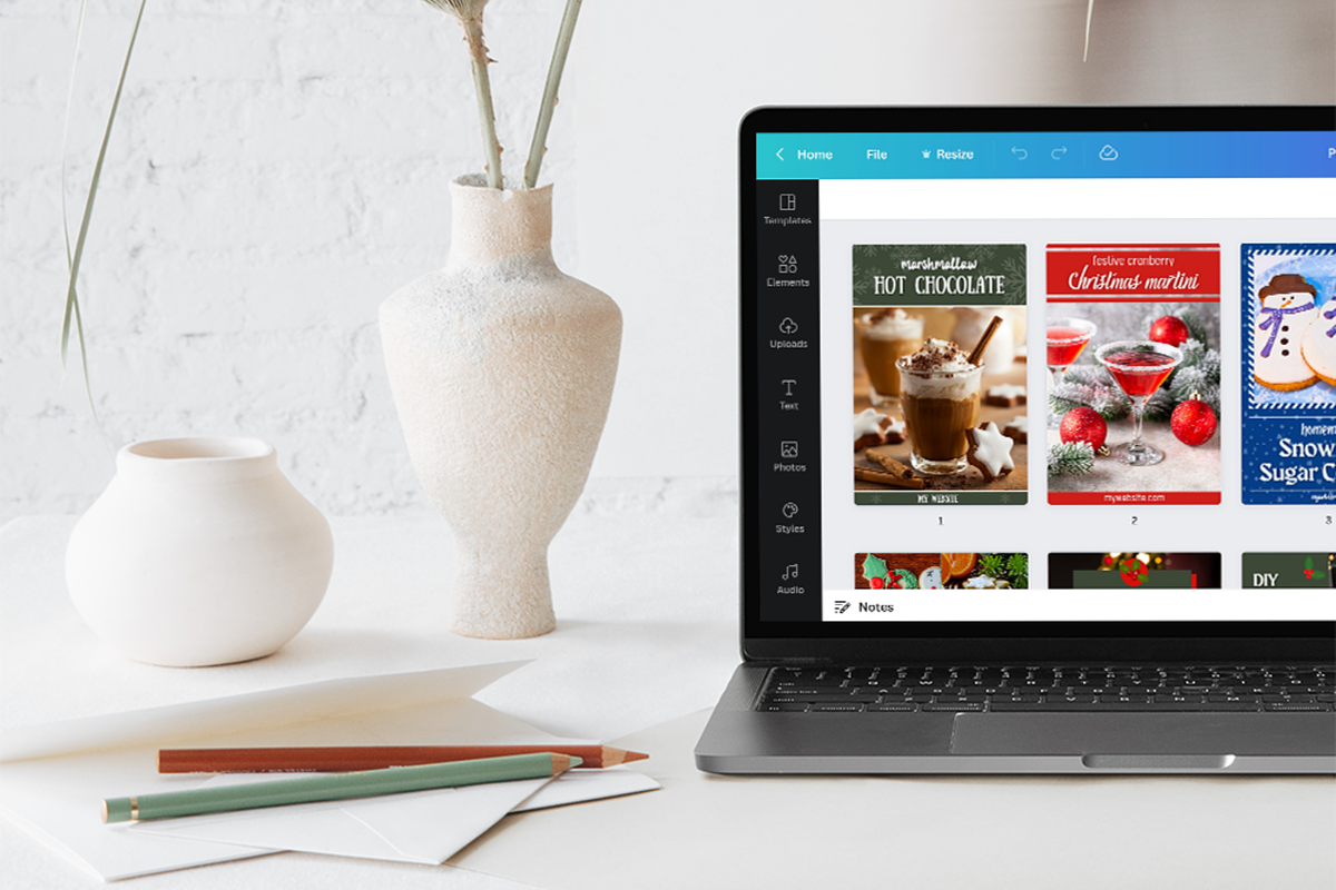 Holiday Canva Pinterest Templates, a Social Media Template by Made by Melody (Photo 6 of 8)