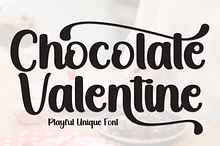Chocolate Valentine | Script Font