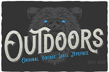 Outdoors Layered Font