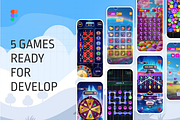 5 games, an App Template by Shoppie (Thumbnail 1 of 6)