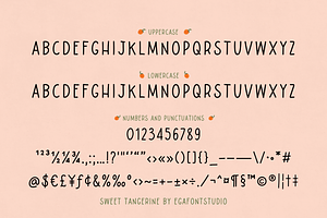 Sweet Tangerine Handwriting Font