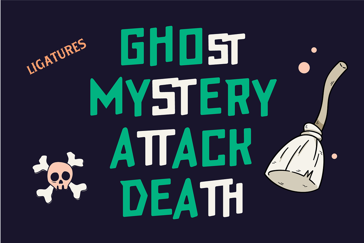 Doom Breath – Halloween Vintage Font, a Blackletter Font by Tiptop Graphic (Photo 6 of 9)