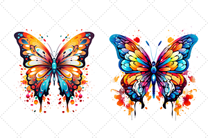 Abstract Butterfly Sublimation