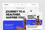 Pioneer - Gym Fitness Landing Page, a Landing Page Template by SquidPixey (Thumbnail 3 of 5)