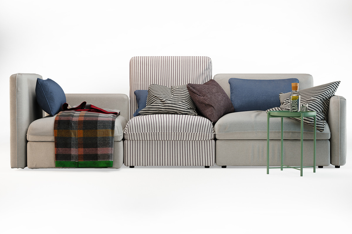 IKEA VALLENTUNA, a Furniture 3D Model by dk 3d models (Photo 2 of 6)