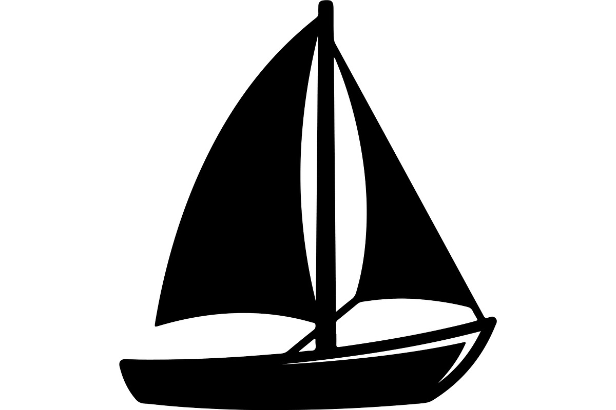 Sailboats and Sailing Yachts, a Transportation Illustration by jahid234 (Photo 4 of 13)