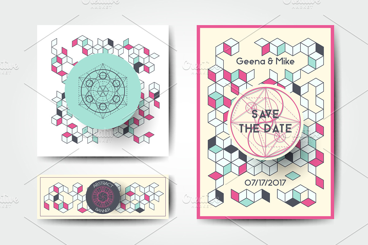Vector Sacred Geometry Set 2, an Illustration by Moo Graphics (Photo 2 of 4)