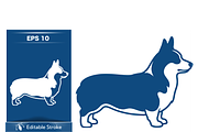 Charming Corgi Vector Art, an Object Illustration by CarWrap design (Thumbnail 1 of 3)