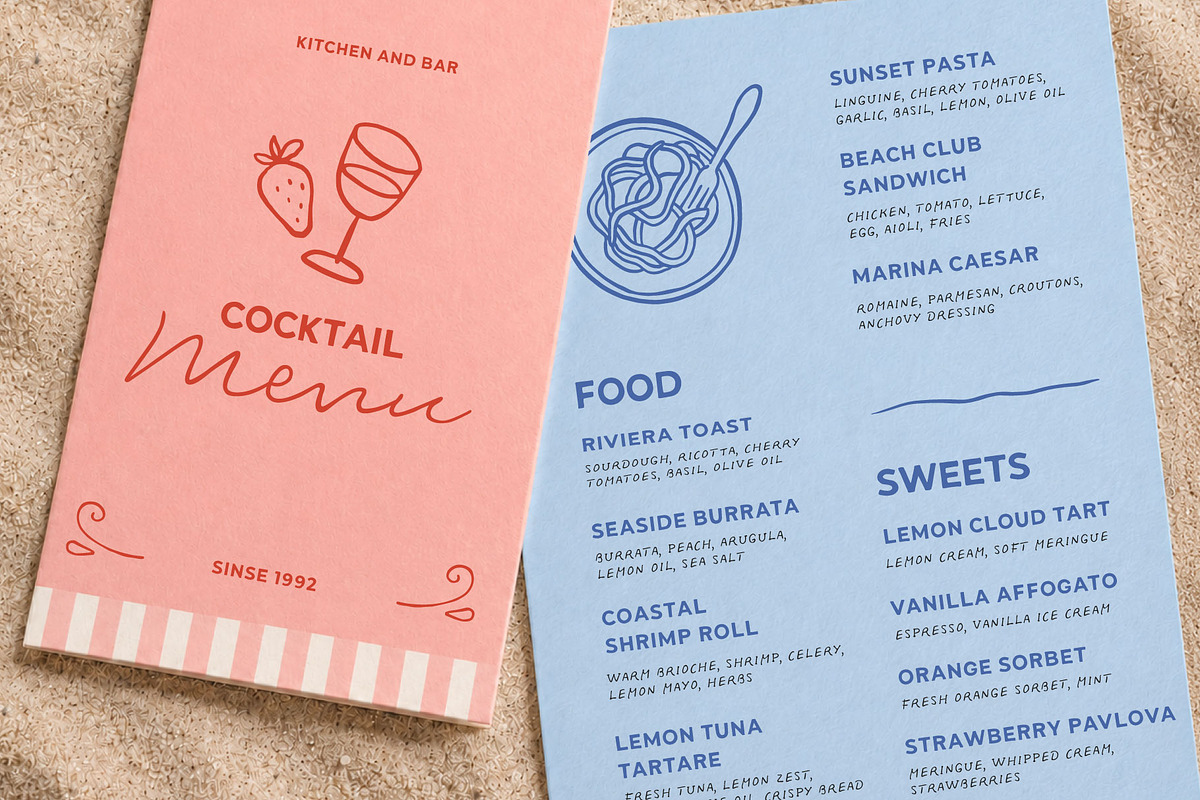 Hotel Riviera | Font collection, a Handwritten Font by AngelinaKovel (Photo 3 of 16)