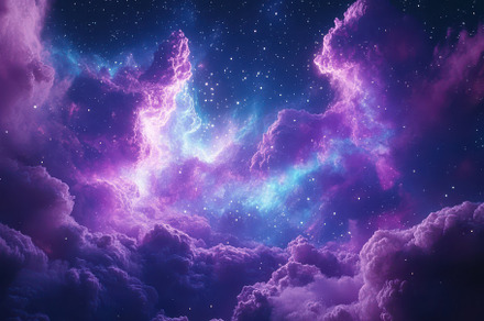3D rendering of a beautiful galaxy b, an Abstract Photo by Pixeness