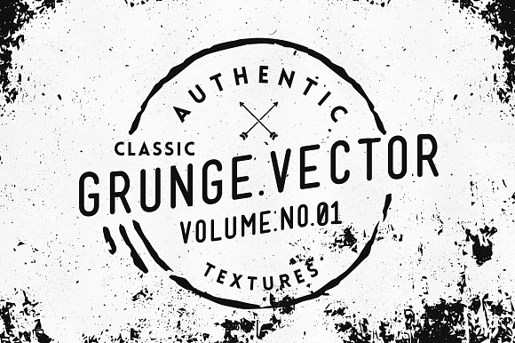 15 Grunge Vector Textures preview 6