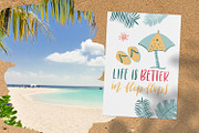 Beach Vibes - Summer design kit, an Object Graphic by Gray Cat Graphics (Thumbnail 7 of 14)