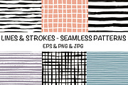 Lines & strokes - simple patterns, a Pattern Graphic by Wild Rose (Thumbnail 1 of 12)