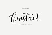 Constant script, a Script Font by Artic Type (Thumbnail 1 of 6)