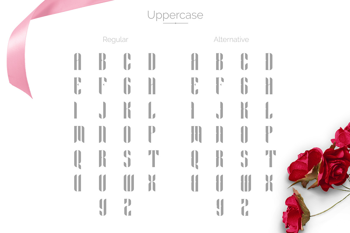 Capitolia - Stencil Typeface preview 2