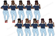 Nautical Clipart, a Person Illustration by GlamArtZhanna (Thumbnail 2 of 7)