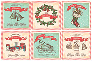 Vintage Christmas cards, a Card Template by Tabiti (Thumbnail 1 of 9)