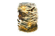 Spirit of the Wild Wall Art, a Background Graphic by LaseredNinja (Thumbnail 2 of 3)