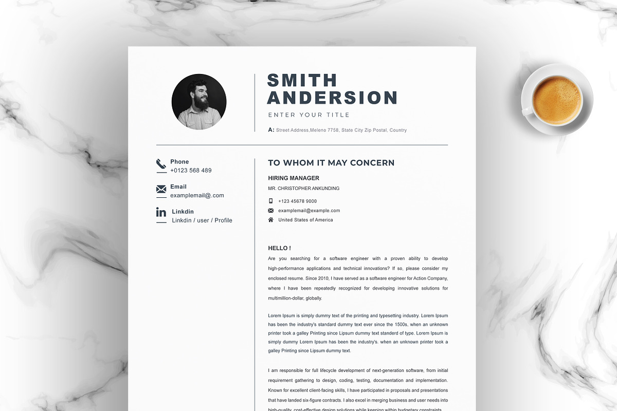 JOB WINNING RESUME - 50 TEMPLATES, a Resume Template by ResumeInventor (Photo 112 of 184)