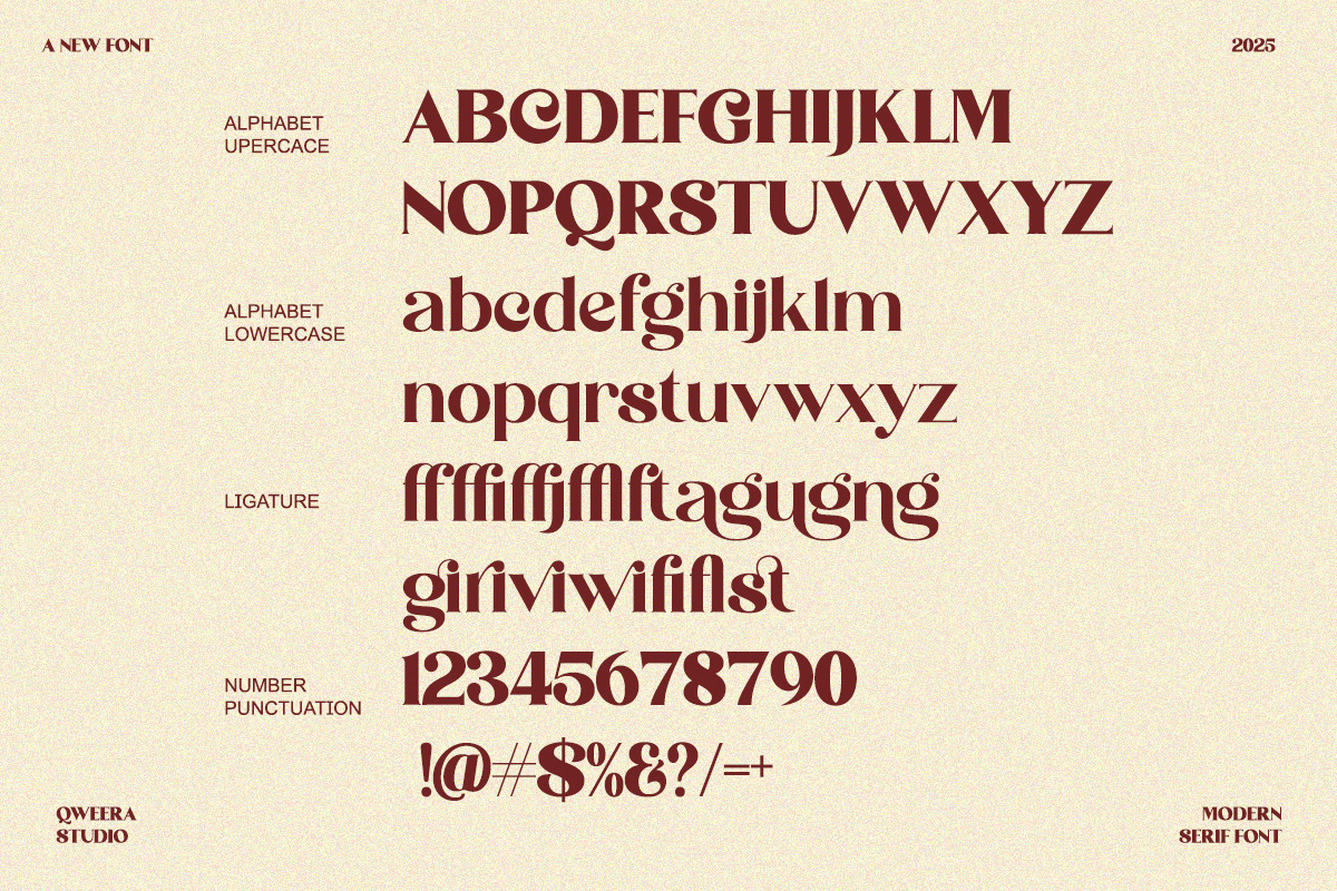 Hogie Angelo – Elegant Classic Serif, a Serif Font by Qweera Studio (Photo 10 of 12)