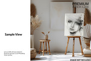 Boho Canvas Mockup - 4 Sizes, a Household Mockup by mock-ups (Thumbnail 8 of 8)