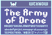 Hybrid Robot font, a Font by weknow (Thumbnail 4 of 8)