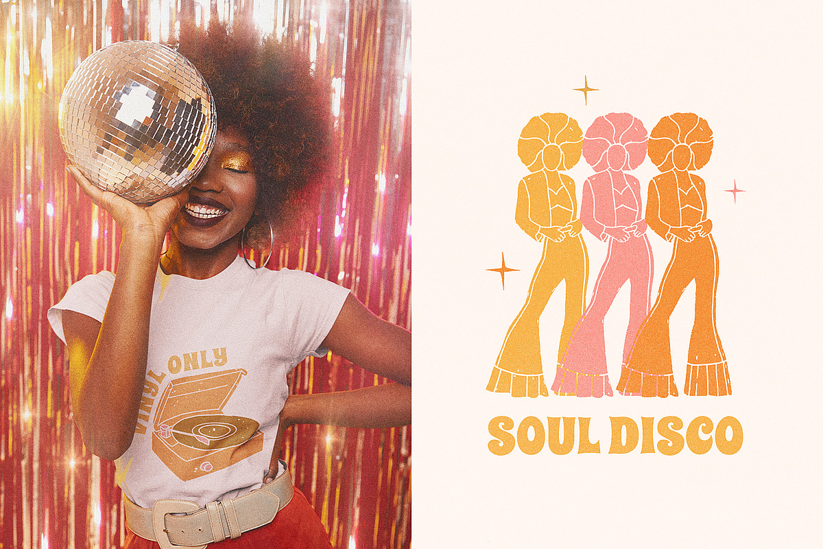 Retro Vibes Graphics Bundle 70% OFF, a Graphic by Ayya Studio (Photo 31 of 60)