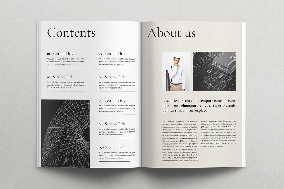 Architecture Brochure Template preview 2