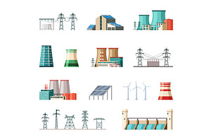 Industrial and ecological electric, a Technology Illustration by Multigon