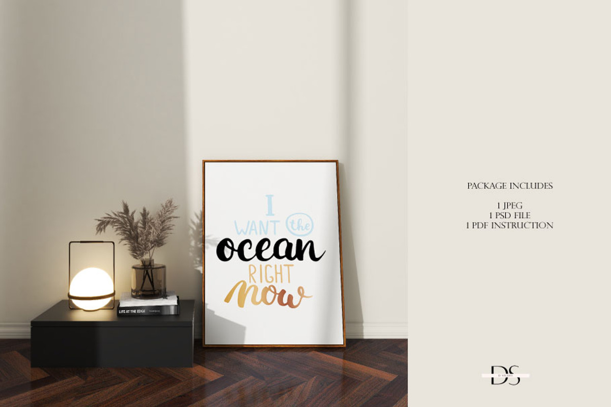 Interior mockup template for wall po, a Print Template by DSTUDIO888 (Photo 3 of 4)
