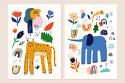 Baby colourful collection, an Animal Illustration by MoleskoStudio (Thumbnail 9 of 12)