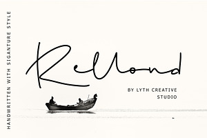 Rellond Signature Font