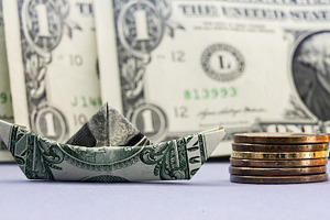 Creative use of one dollar bill fold, a Business Photo by 1miromiro