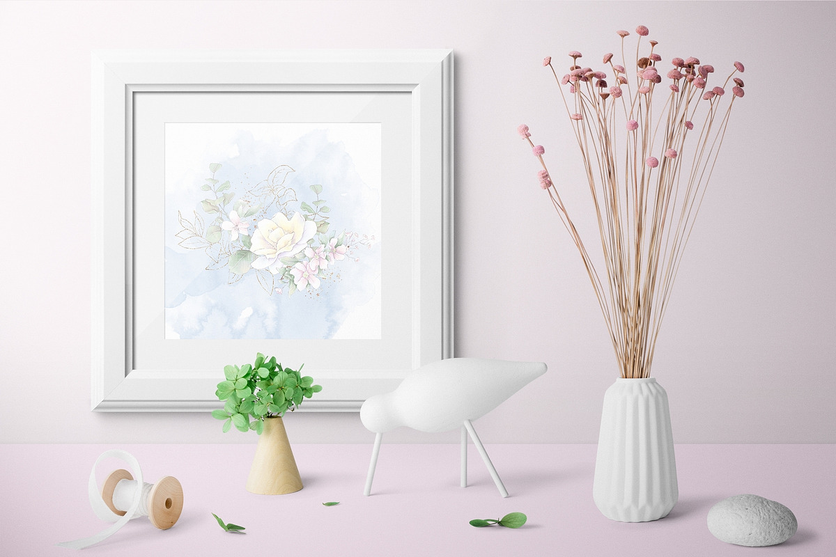 Watercolor flowers Orchids clipart, an Illustration by Yuliya Art (Photo 9 of 18)