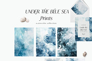 Watercolor underwater ocean animals, an Animal Illustration by Grace Noboa Illustrations (Thumbnail 3 of 9)