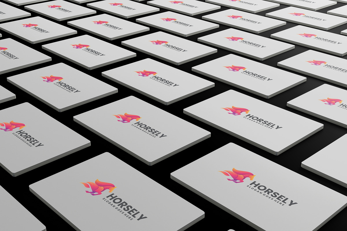 Gradient Modern Horse Logo Design, a Branding & Logo Template by Artnivora.Std (Photo 3 of 3)