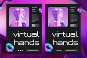 Clouds – Modern Futuristic Font, a Sans Serif Font by overlaytemplates (Thumbnail 2 of 5)