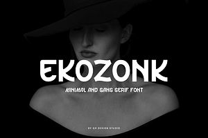 Ekozonk - Minimal & Modern Font