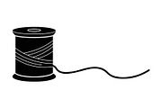 Sewing Thread Spool Silhouette, a Graphic by hafijul (Thumbnail 3 of 11)