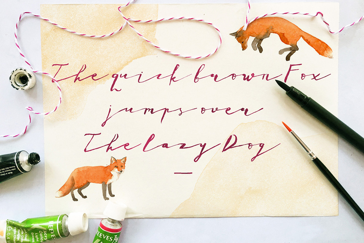 Brandine Script preview 3