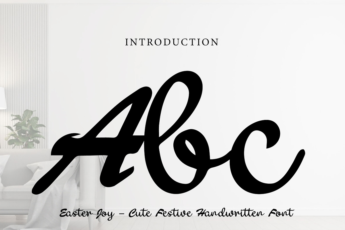 Easter Joy, a Handwritten Font by Wow Magic (Photo 3 of 4)