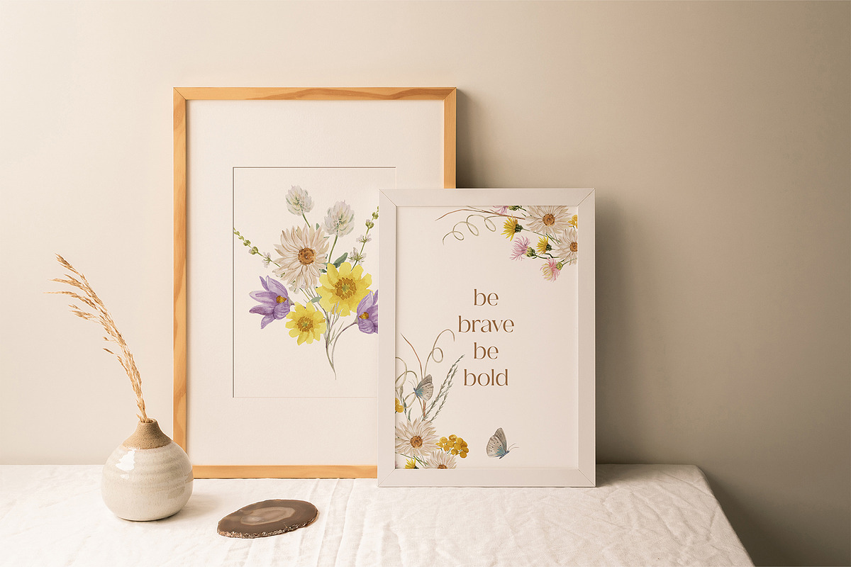 Steppe of Bravery Summer Wildflowers, a Decorative Illustration by Catch the Dream Art (Photo 2 of 11)