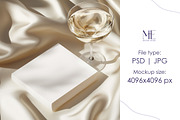 Cocktail Napkin Mockup, Boho Wedding, a Mockup by Mie Mockup Studio (Thumbnail 1 of 10)