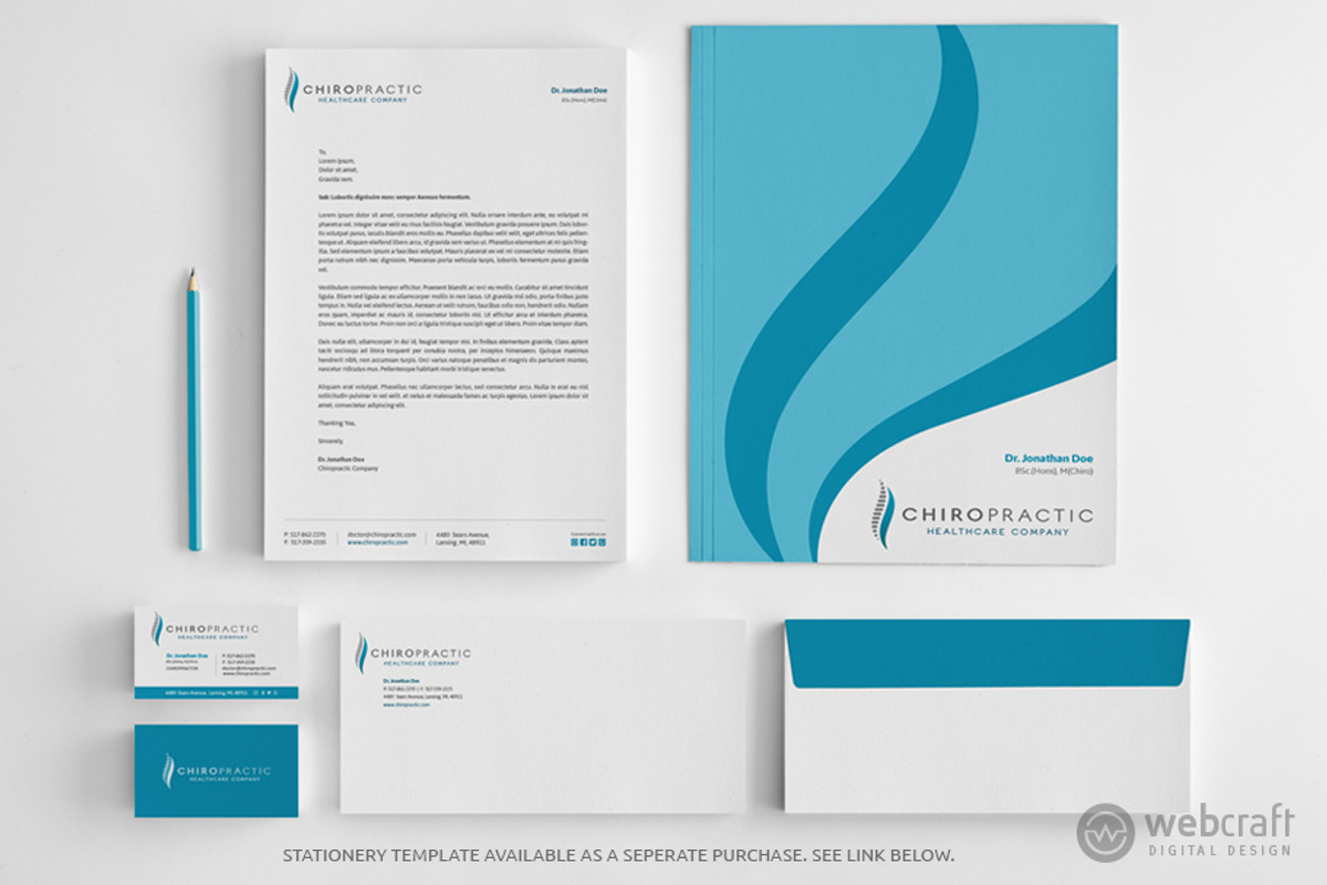 Chiropractic Logo Template, a Branding & Logo Template by WebCraft (Photo 4 of 6)