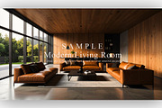15 Modern Living Room, a Background Graphic by NOMO DESIGN (Thumbnail 12 of 16)
